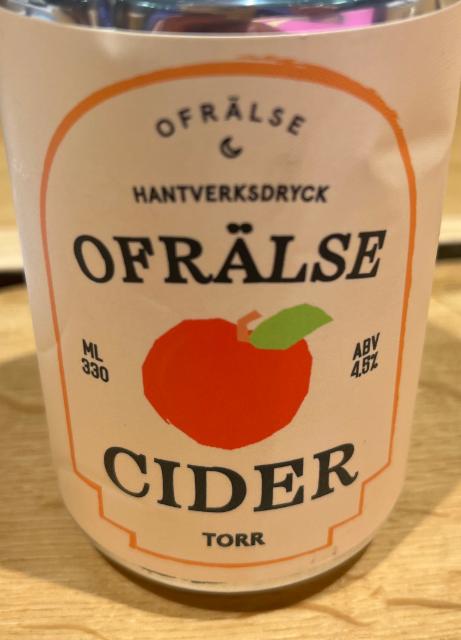 Ofrälse cider, Ofrälse Brygghus