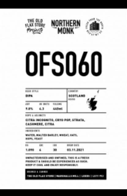 OFS060 9.8%, Northern Monk Brew Co., England