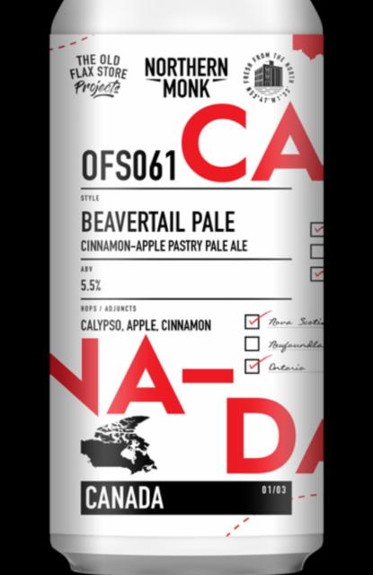OFS061 // Beavertail Cinnamon-apple Pastry Pale Ale 5.5%, Northern Monk Brew Co., England