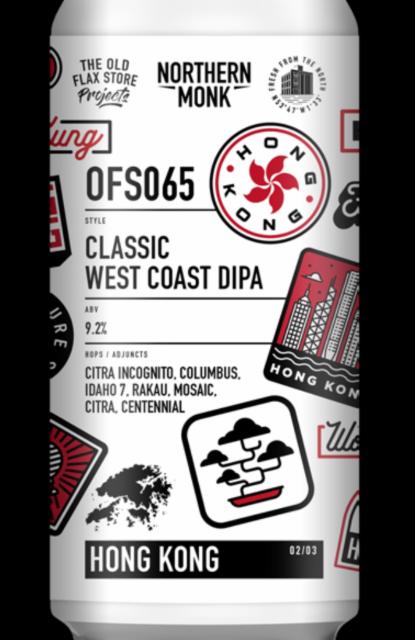 OFS065 / Classic West Coast DIPA / Hong Kong 9.2%, Northern Monk Brew Co., England