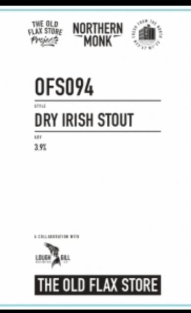 OFS094 Dry Irish Stout 3.9%, Northern Monk Brew Co., England