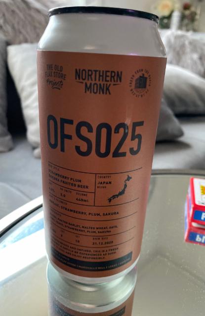 OFS025 4.5%, Northern Monk Brew Co., England