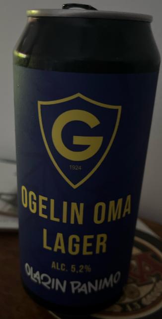 Ogelin oma lager 5.2%, Olarin Panimo, Finland