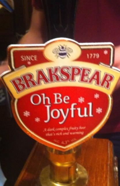 Oh Be Joyful 4.3%, Brakspear Brewing Company, England