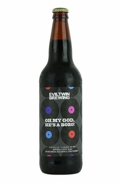 Oh My God, He's a Bozo! 17.2%, Evil Twin Brewing, United States