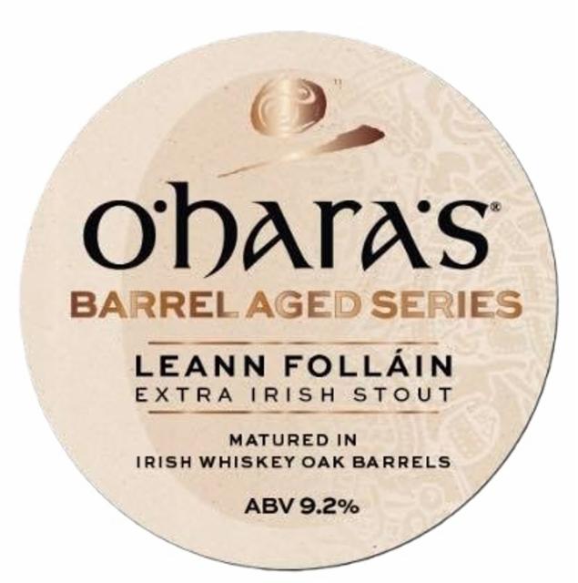 Barrel Aged Series: Leann Folláin (Edition 9) 9.2%, O'Hara's Brewery (Carlow Brewing Company), Ireland