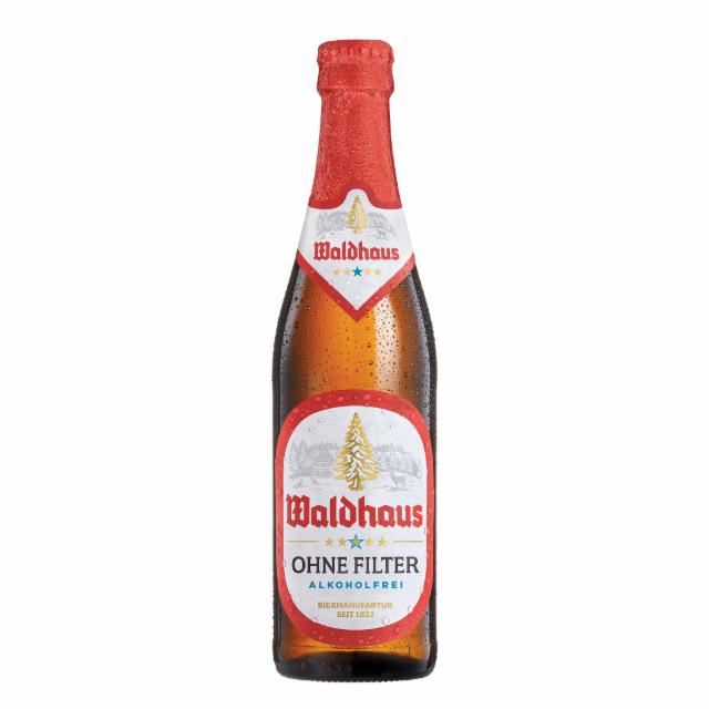 Ohne Filter Alkoholfrei 0.5%, Waldhaus Privatbrauerei, Germany