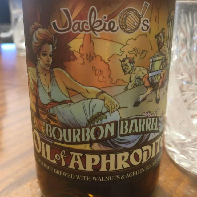 Oil of Aphrodite Bourbon Barrel 12.1%, Jackie O's Brewery, United States