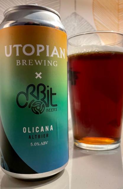 Olicana 5.0%, Utopian Brewing Ltd., England