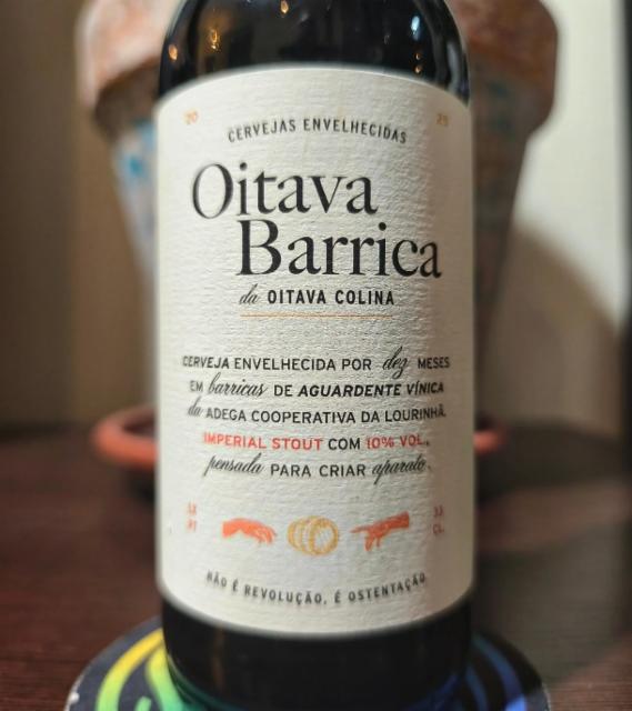oitava barrica aguardiente da Lourinhã BA 10 meses 10.0%, Oitava Colina, Portugal