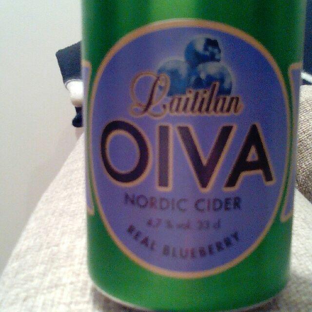 Oiva Real Blueberry Nordic Cider 4,7%, Laitilan Wirvoitusjuomatehdas, Finland