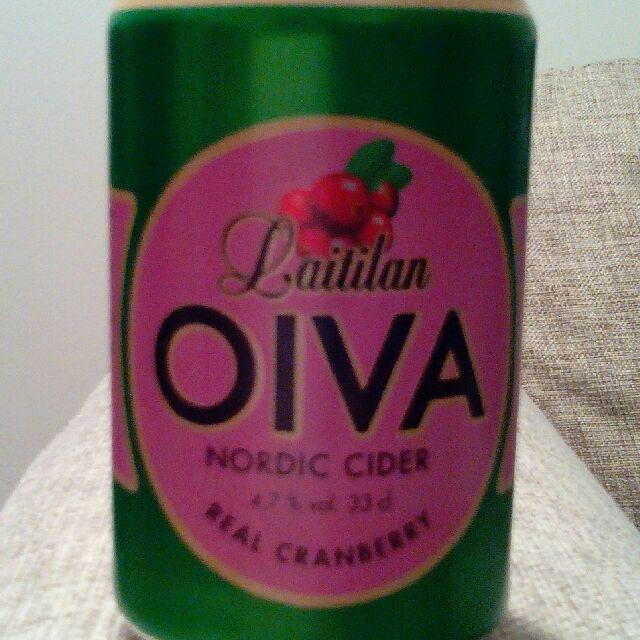 Oiva Nordic Cider Real Cranberry 4.7%, Laitilan Wirvoitusjuomatehdas, Finland