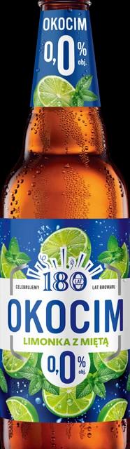 Okocim radler limonka z miętą, Browar Okocim (Carlsberg Polska)