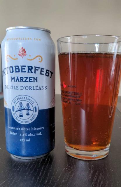 Oktoberfest 5.4%, Microbrasserie de L'Île d'Orléans (Brouwerij Haacht Brasserie), Canada