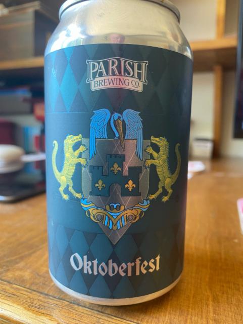 Oktoberfest 5.4%, Parish Brewing Company, United States