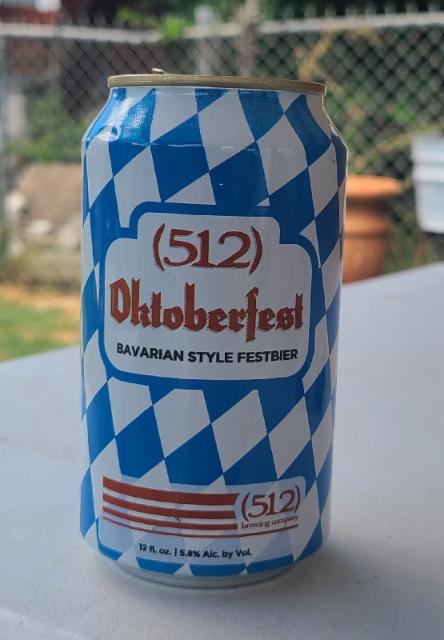 Oktoberfest 5.8%, (512) Brewing Company, United States