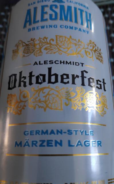 Aleschmidt Oktoberfest 5.5%, Alesmith Brewing Company, United States