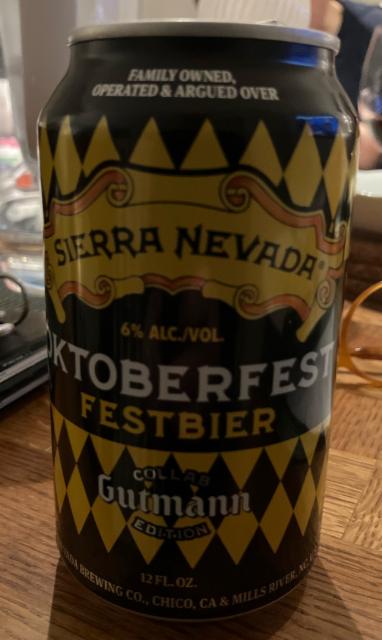 Oktoberfest Festbier 6.0%, Sierra Nevada Brewing Company, United States
