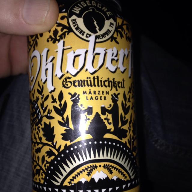 Oktoberfest: Gemutlichkeit 6.0%, Wiseacre Brewing, United States