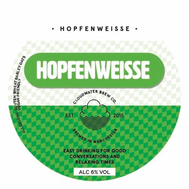 Oktoberfest Hopfenweisse 6.0%, Cloudwater Brew Co., England