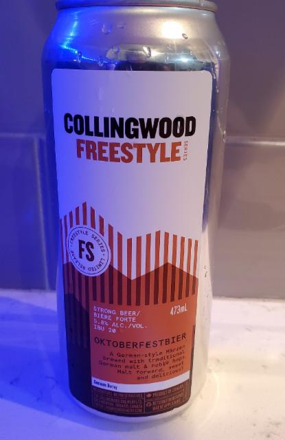 Oktoberfestbier 5.8%, The Collingwood Brewery, Canada