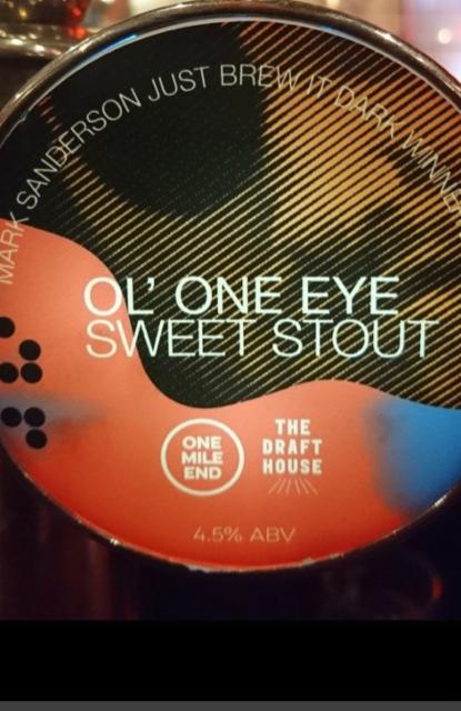 Ol' One Eye 4.5%, One Mile End, England