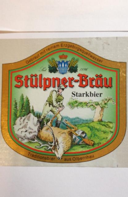 Olbernhauer Stülpner-Bräu Starkbier, Privatbrauerei Olbernhau