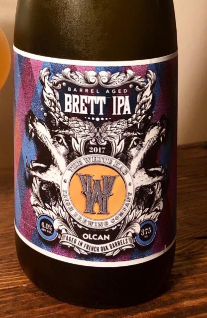 Olcan Barrel Aged Brett IPA 6.0%, The White Hag Brewing Company, Ireland