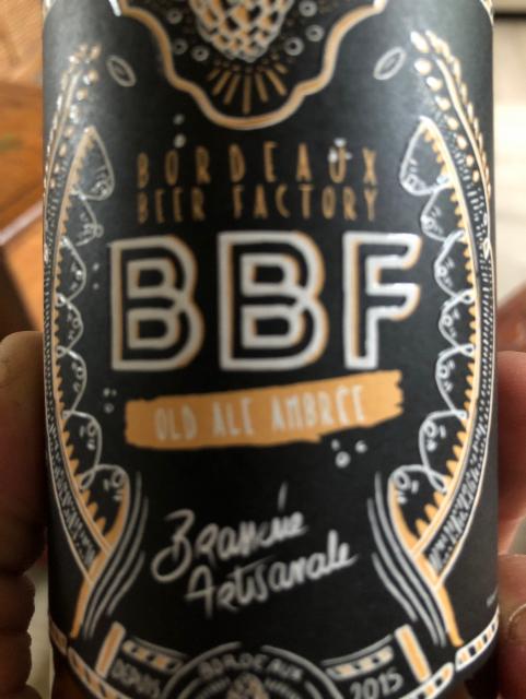 BBF Old Ale Ambrée 7.0%, BBF - Bordeaux Beer Factory, France