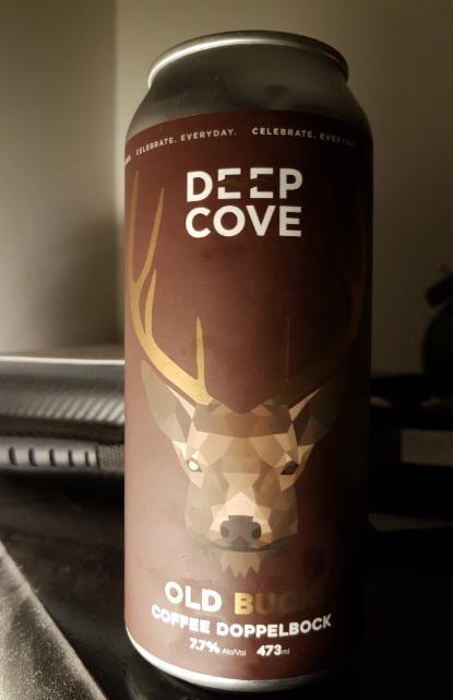 Old Buck Coffee Doppelbock 7.7%, Deep Cove Brewers, Canada