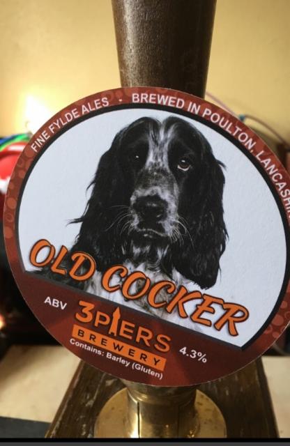 Old Cocker 4.3%, 3 Piers Brewery Limited, England
