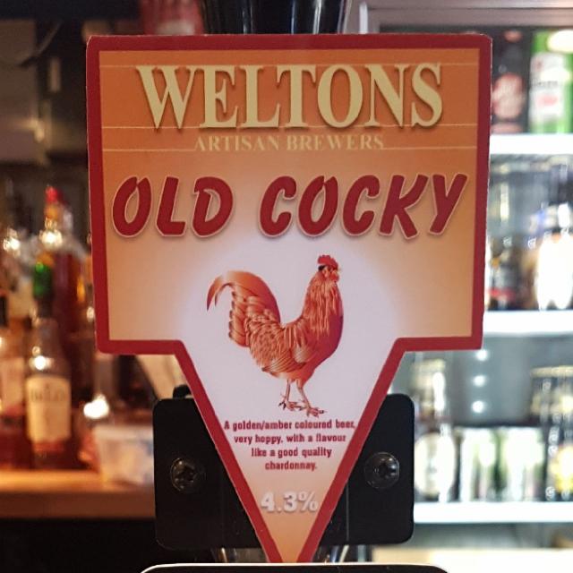 Old Cocky 4.3%, Weltons Brewery Ltd, England