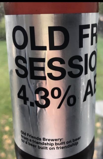 Old Friends Session Ale 4.3%, Old Friends Brewery (Cambridge), England