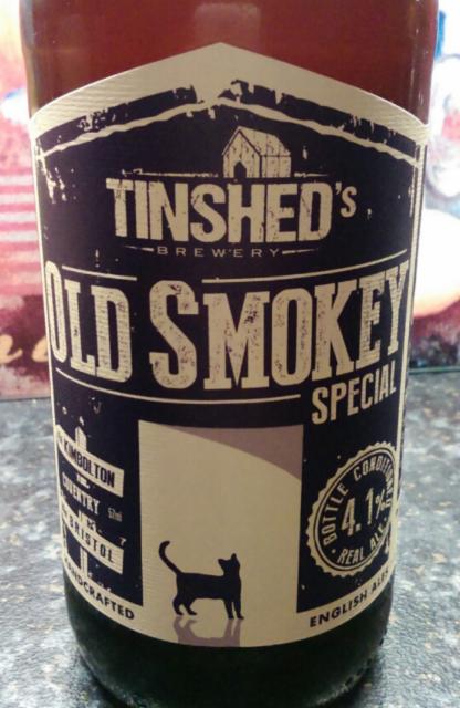 Old Smokey 4.1%, TinShed Brewery, England