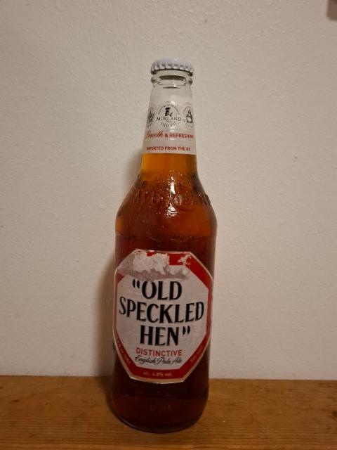 old speckled hen distinctive 4.8%, Morland brewing, England