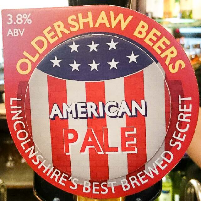 Oldershaw American Pale 3.8%, Zest Brewery, England