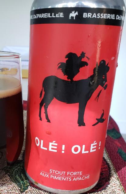 OLÉ ! OLÉ ! 7.5%, Brasserie Dépareillée, Canada