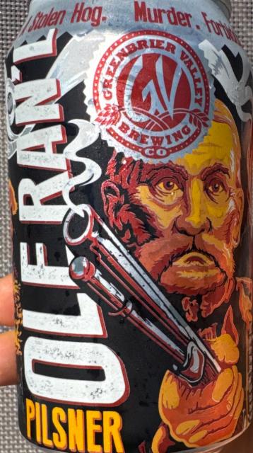 Ole ran'l 5.5%, Greenbrier Valley Brewing Co, United States