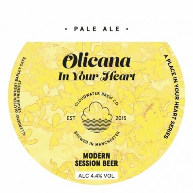 Olicana In Your Heart 4.4%, Cloudwater Brew Co., England
