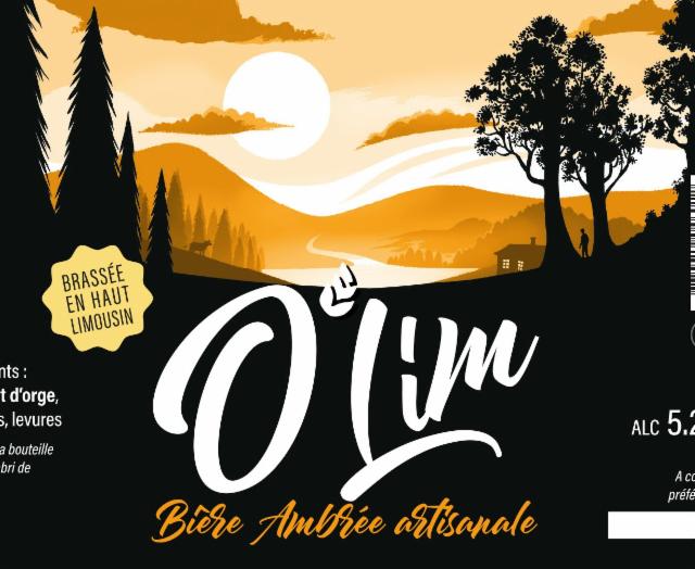 Ô'Lim Ambrée 5.2%, Brasserie Ô'Lim, France