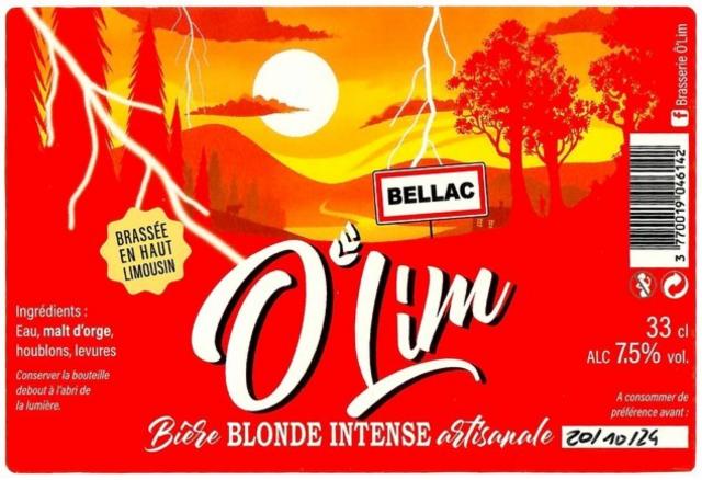 Ô'Lim Blonde Intense, Brasserie Ô'Lim