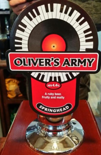 Oliver's Army 4.4%, Springhead Fine Ales, England