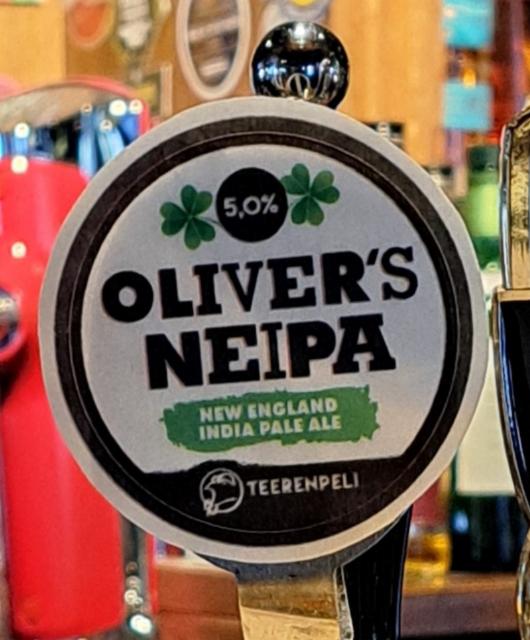 Oliver's NEIPA 5.0%, Teerenpeli Panimo & Tislaamo, Finland
