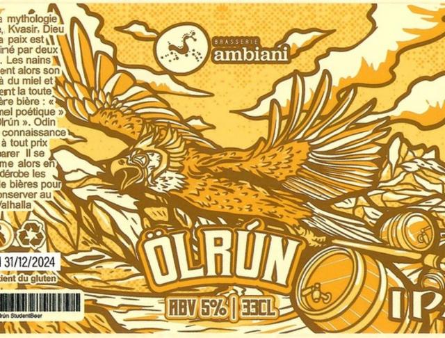 Ölrún 5.0%, Brasserie Ambiani [Closed], France