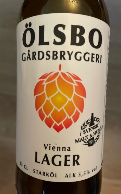 Ölsbo Vienna Lager 5.5%, Ölsbo Gårdsbryggeri, Sweden