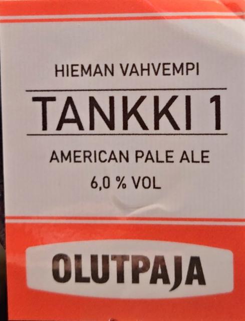 Olutpaja tankki 1 6.0%, Olutpaja, Finland