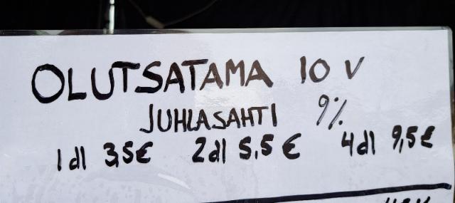 OlutSatama 10v Juhlasahti 9.0%, Bock's Corner Brewery, Finland