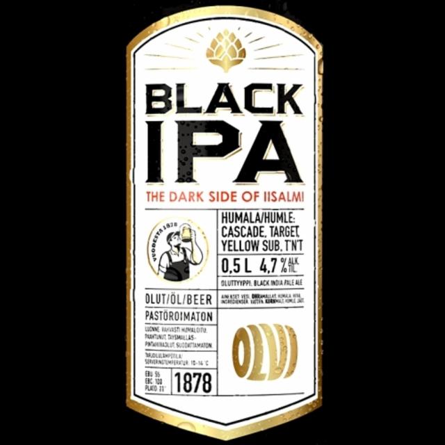 Olvi Black IPA 4.7%, Olvi, Finland