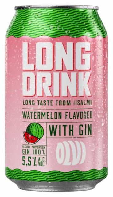 OLVI Long Drink Watermelon, Olvi