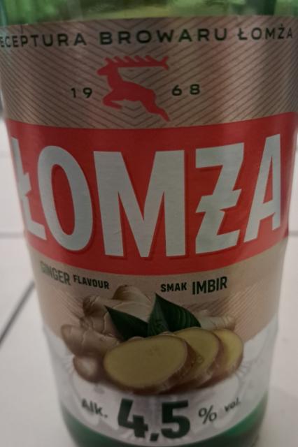 łomża ginger 4.5%, Browar Łomża (Van Pur), Poland